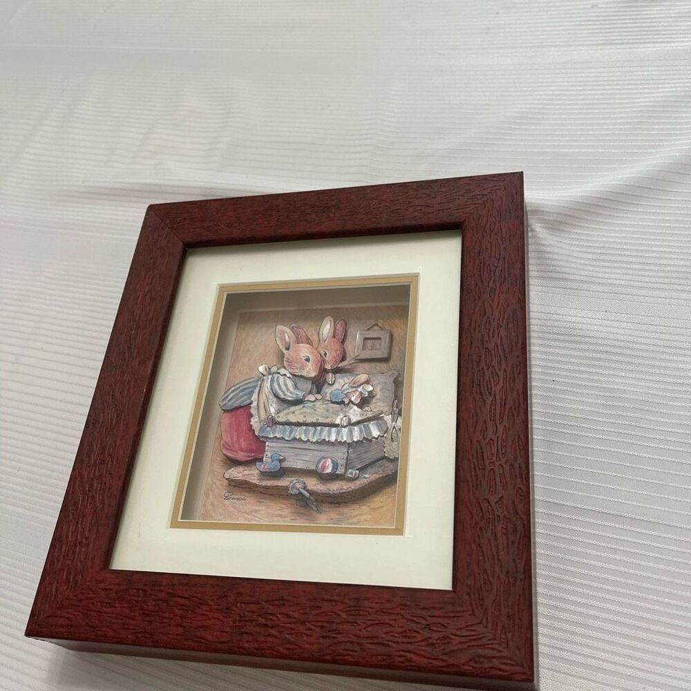 Shadowbox Peter Rabbit Rare Collection 0506a - Picture 7 of 8